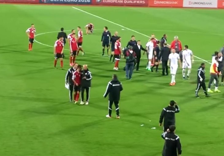 Memušaj želio sukob na terenu, Matić smirivao situaciju (VIDEO)
