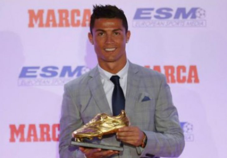 Ronaldu po četvrti put uručena Zlatna kopačka
