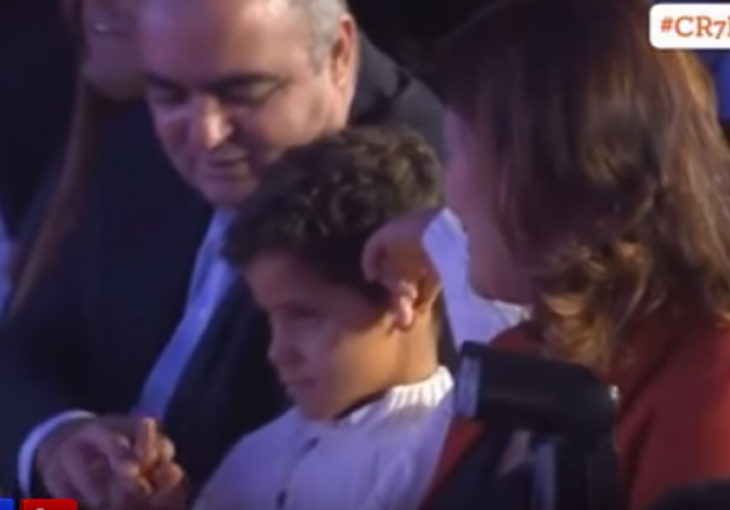 (VIDEO) Cristiano Ronaldo Jr. ne prestaje: Pokazao ocu 