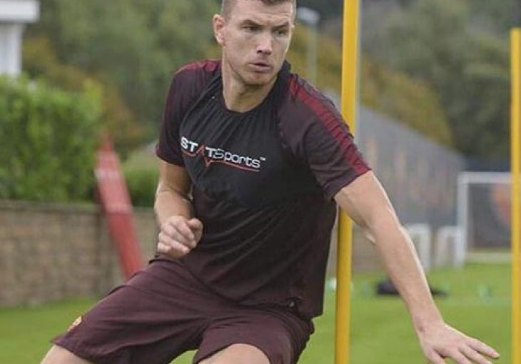 Nakon reprezentativne pauze, bh. kapiten se priključio treninzima Rome