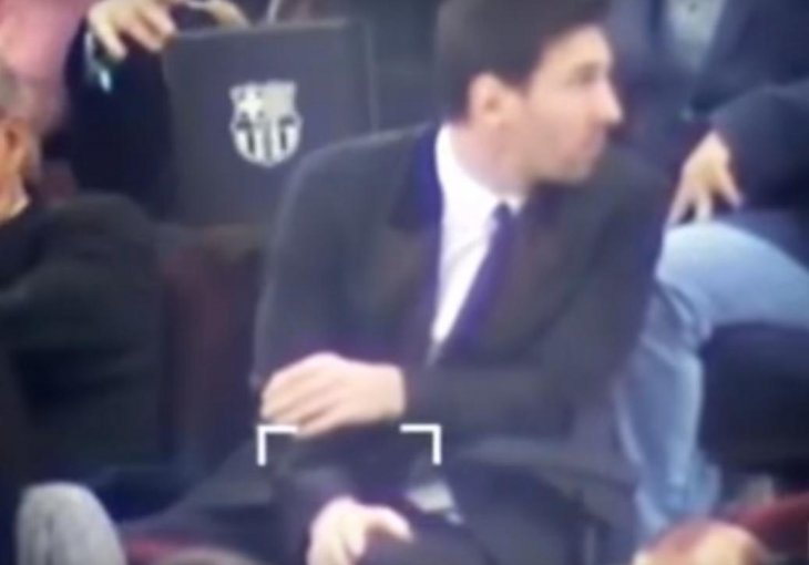 Ovako je Messi u svečanoj loži 
