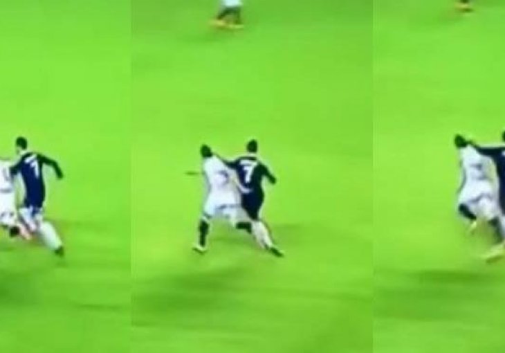 Sramotan potez Ronalda: Šakom pokušao udariti Krychowiaka