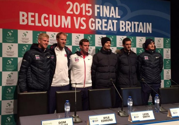 Pred finale Davis Cupa: Britanci i Belgijanci se smrzavaju na treninzima