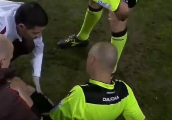 Derbi između Napolija i Rome prekinut zbog povrede sudije