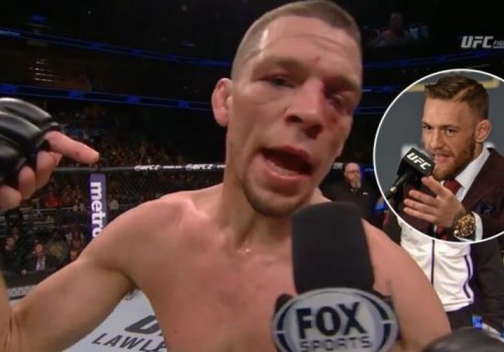 Nate Diaz nakon pobjede izjavio: Je*eš ovo! Dajte mi McGregora