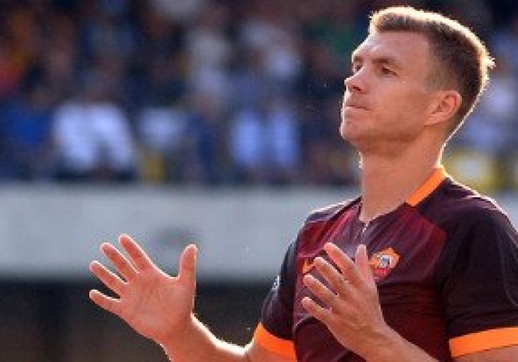Sramota: Edin Džeko isključen zbog psovki sudiji