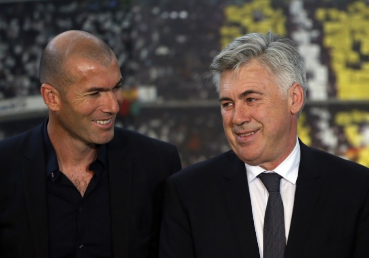 Ancelotti: Zidan ima sve... Harizmu, znanje, jaku ličnost
