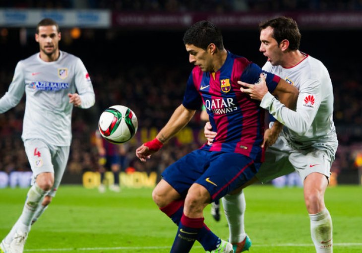 Suarez vs. Godin: Ključna borba u susretu Barce i Atletica