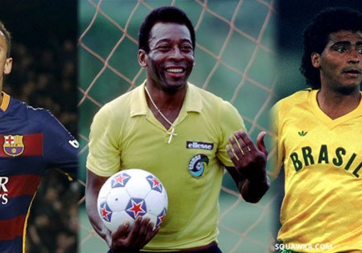 Gdje je Neymar u poređenju sa najvećim zvijezdama Brazila?