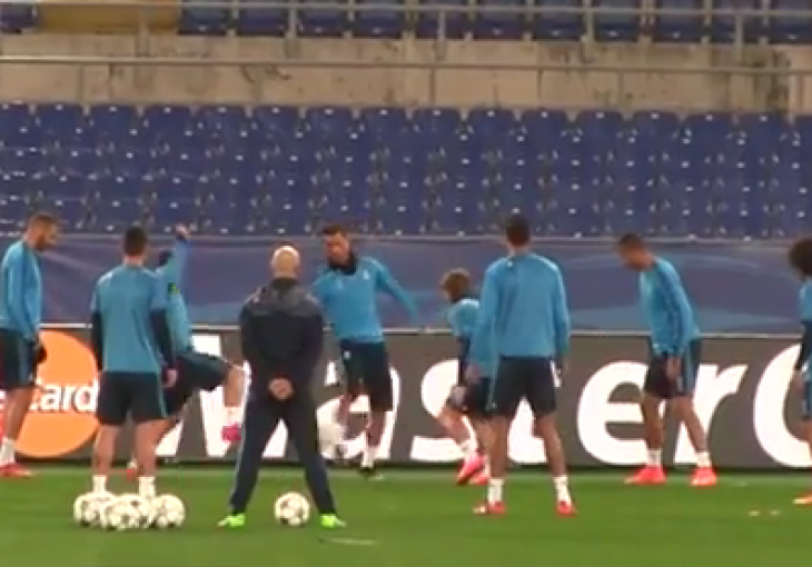 Ronaldo se poigravao sa Modrićem i Kovačićem na treningu