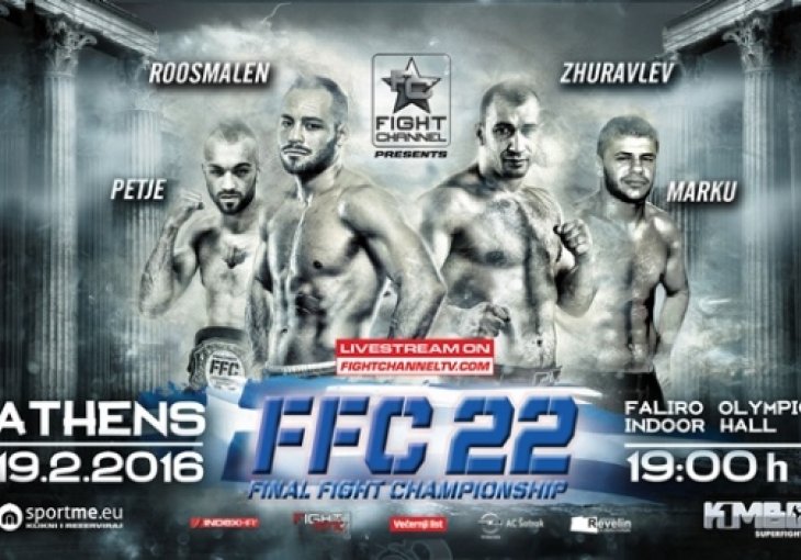 FFC 22 u Ateni: MMA debi Roosmalena, okršaj Zhuravleva i Douwesa za titulu
