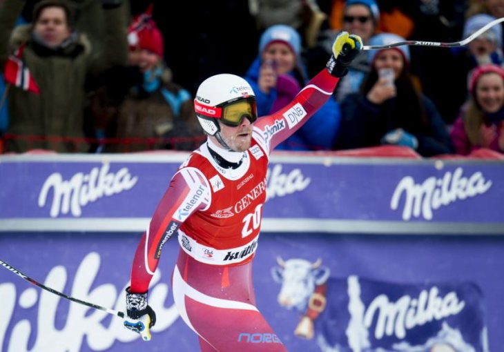Jansrudu super-G, Kilde prestigao Svindala