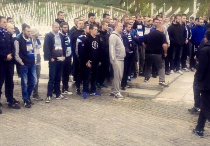 Manijaci prije utakmice posjetili Memorijalni centar u Srebrenici