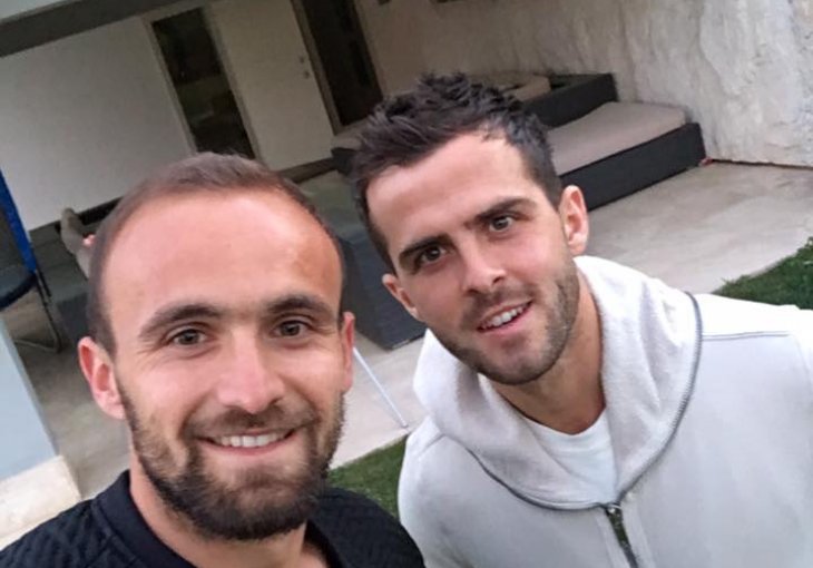 Amel Tuka i Miralem Pjanić zaigrali fudbala u Rimu