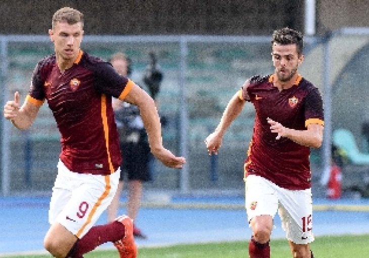 Miralem Pjanić opet iza leđa Edina Džeke, Dijamant nedostižan