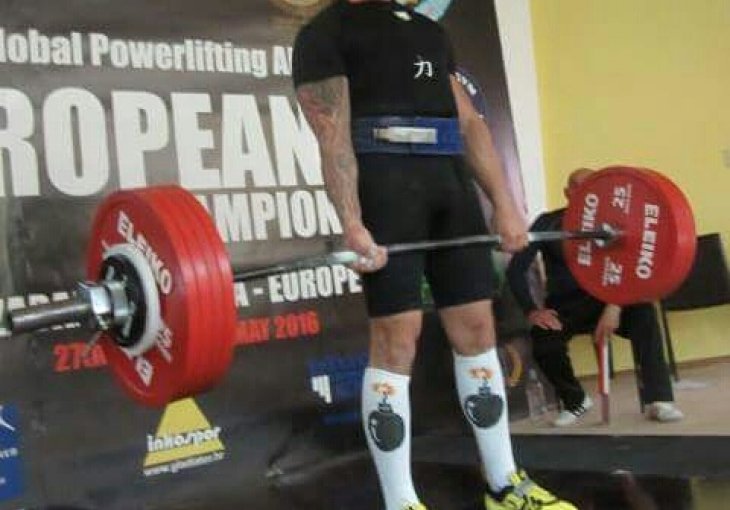 Evropsko zlato za bh. bench press takmičara Sauda Šabana u Zadru
