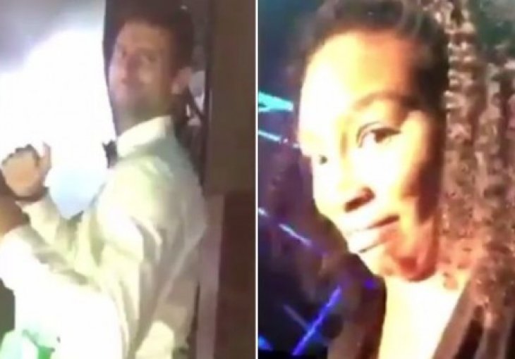 Nole se baš opustio: Uživio se u đusknje na žurci pored Serene, a njena reakcija je pravi hit