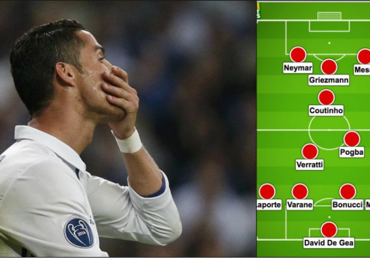 Zvanično: Cristiano Ronaldo nije dio najskupljeg tima na svijetu