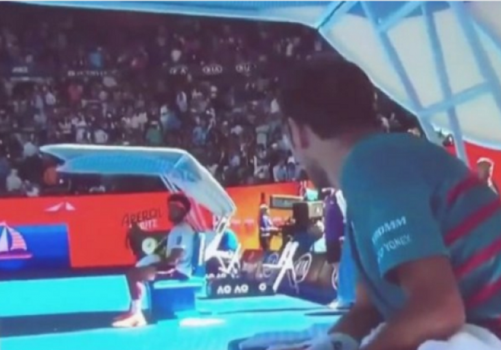 Varnice u Melbourneu: Kako su se posvađali Wawrinka i Tsonga (VIDEO)