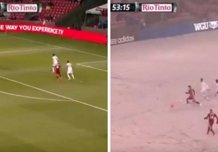  Vrijeme im se malo pokvarilo: Ovo su snimke s iste utakmice