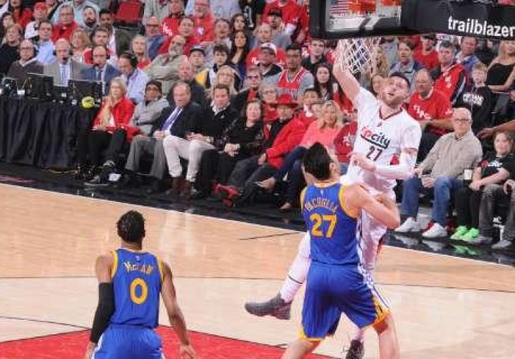 U PORTLANDU NE ŽELE RIZIKOVATI: Nurkić ne igra četvrti meč protiv Warriorsa
