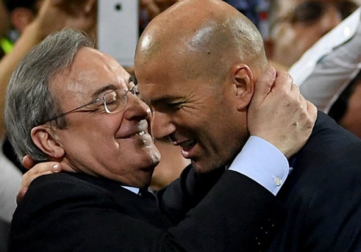 FLORENTINO PEREZ LIKUJE I PORUČUJE: Zidane može ostati u Real Madridu do kraja života!
