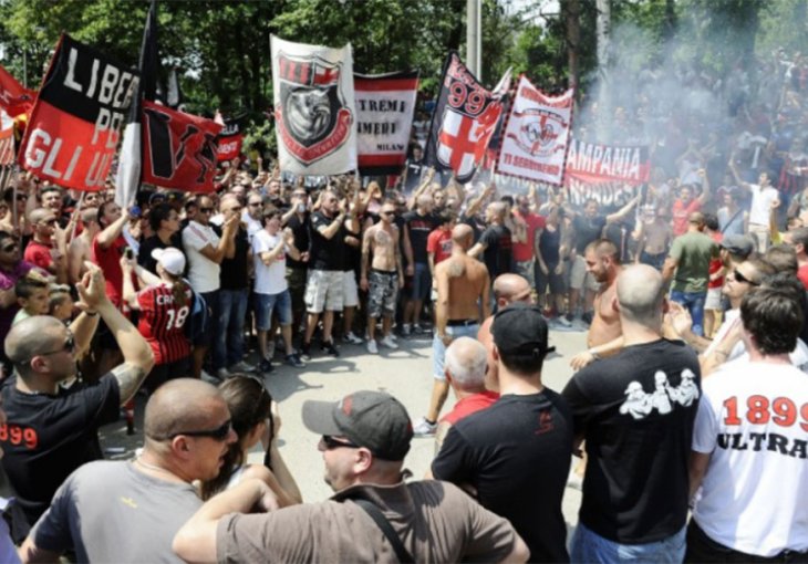 EUFORIJA NA PRVOM TRENINGU: Oko 5.000 navijača podržalo Rossonere!