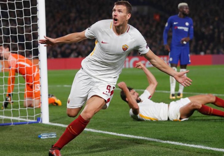 Misimović gost Džeke na utakmici Roma-Chelsea