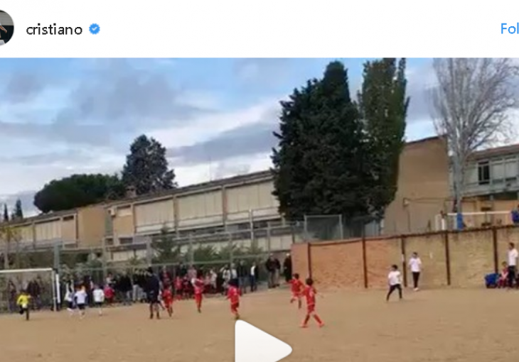 (VIDEO) NAJAVIO BLISTAVU KARIJERU Sin Cristiana Ronalda pogotkom oduševio svijet