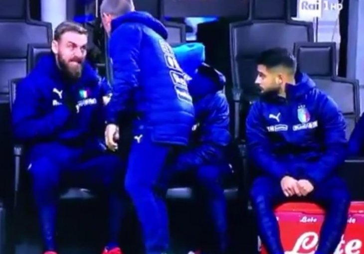 (VIDEO) De Rossi poludio na selektora: Što uvodiš mene? Stavi...