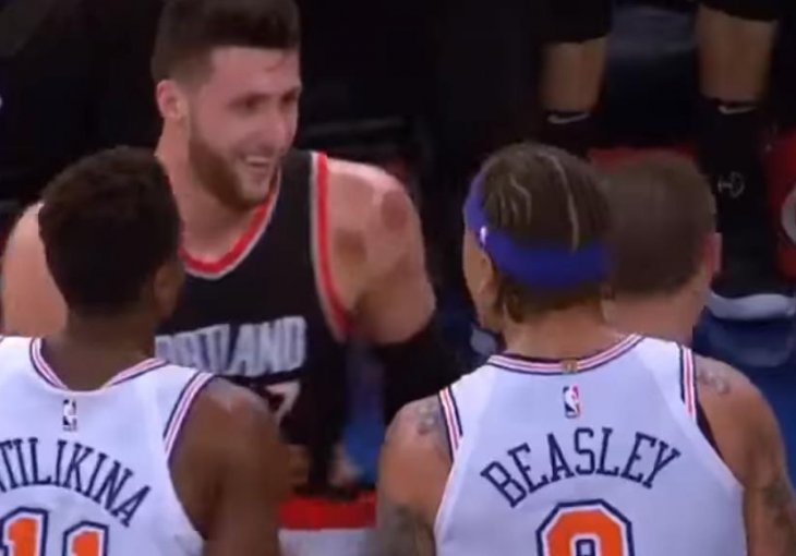 Beasley odgurnuo Nurkića, a onda dobio fenomenalan odgovor od bh. igrača