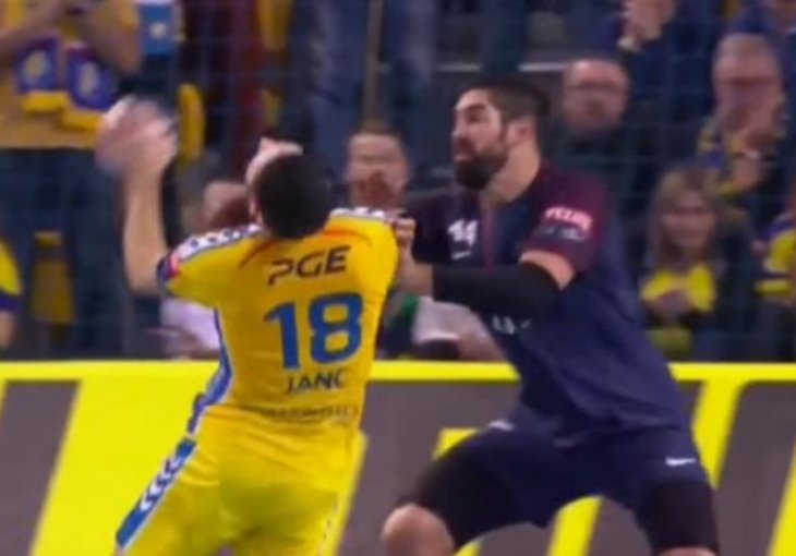 Karabatić razbjesnio Evropu: Napravio prljav faul koji je umalo izazvao tuču na terenu