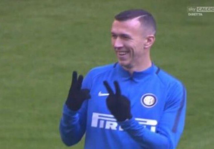 Ova je fotografija danas obišla Italiju: Šta to radi Ivan Perišić na zagrijavanju?