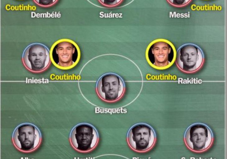 Koga će Coutinho zamjenio u početnom sastavu: Koja velika zvijezda seli na klupu?