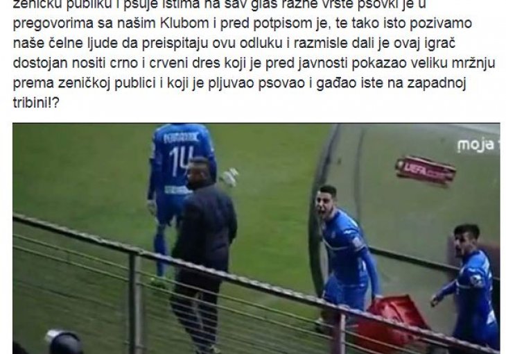 Robijaši nisu zaboravili: Beganovićeve psovke i uvrede će zaustaviti transfer u Čelik?
