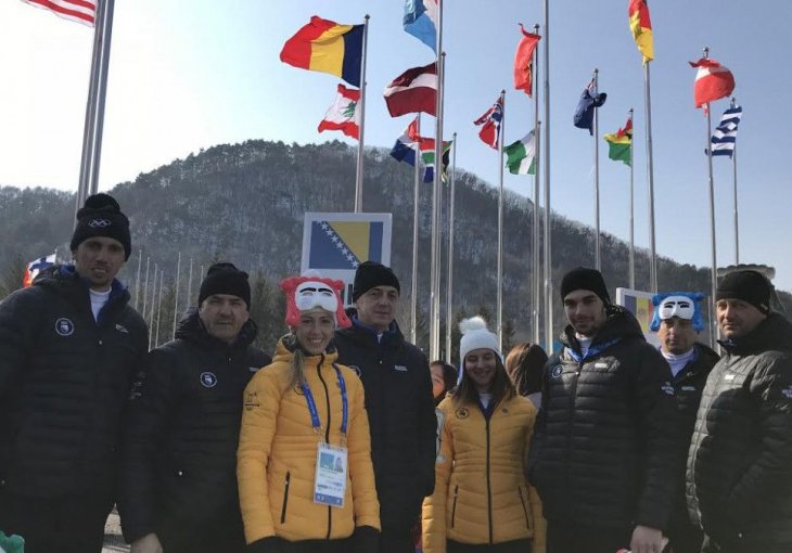 Podignuta zastava BiH u Olimpijskom selu u Pyeongchangu
