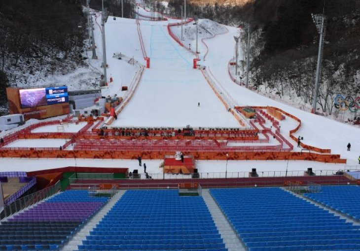 ZOI: Spust skijaša odgođen zbog jakog vjetra
