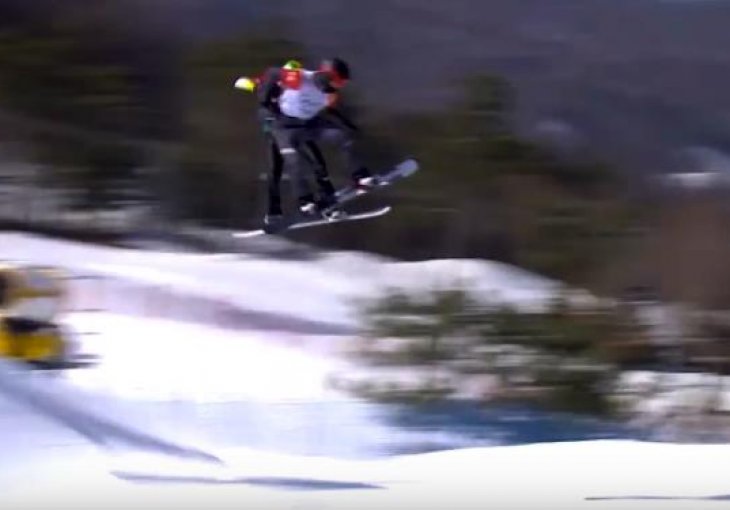 Ružne scene iz Pjongčanga: Užasan pad snowboardera, skoro ostao paraliziran...