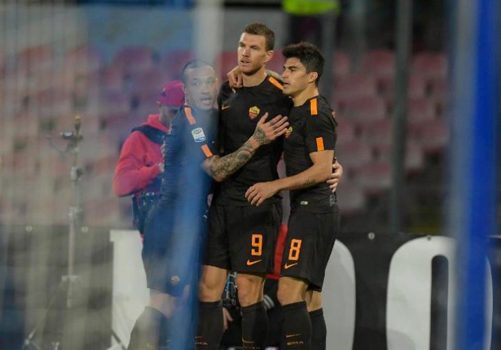 Divan pogodak: Džeko nebeskim skokom utišao Napulj!