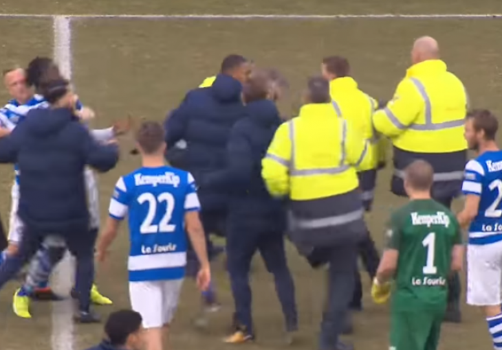 Težak incident u Holandiji: Navijači upali na teren da tuku igrače, a onda je nastao nezapamćeni haos! 