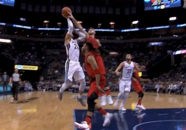 NEVIĐENA MAJSTORIJA: Pogledajte kako je Nurkić dominirao pod obručem (VIDEO) 