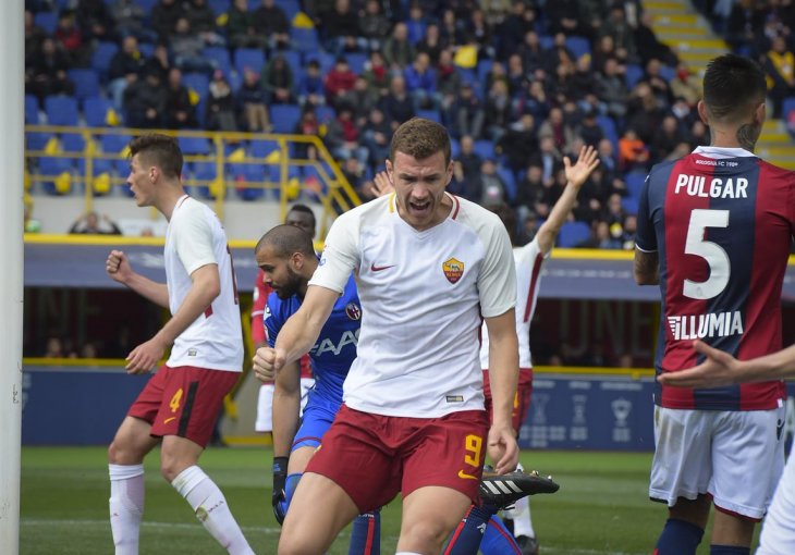 Roma kiksala, Džeko strijelac
