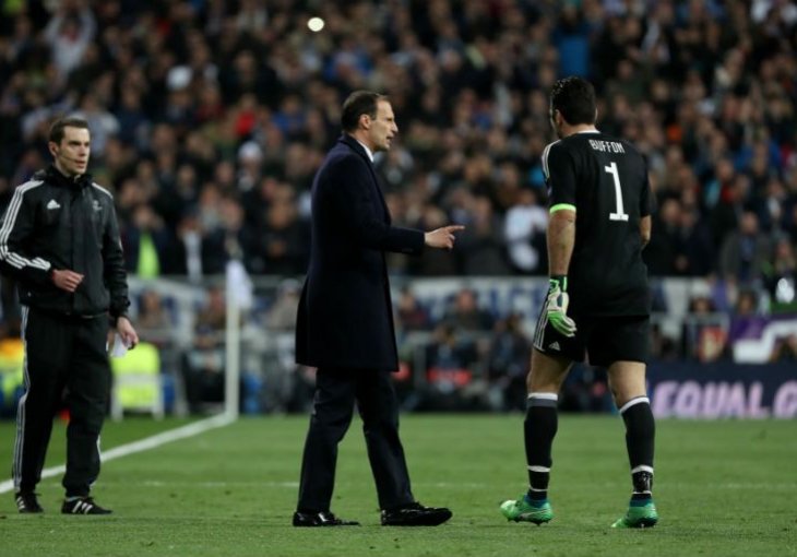 Massimiliano Allegri je još uvijek bijesan, pa Buffon bi odbranio penal Ronaldu da nije nepravedno isključen!