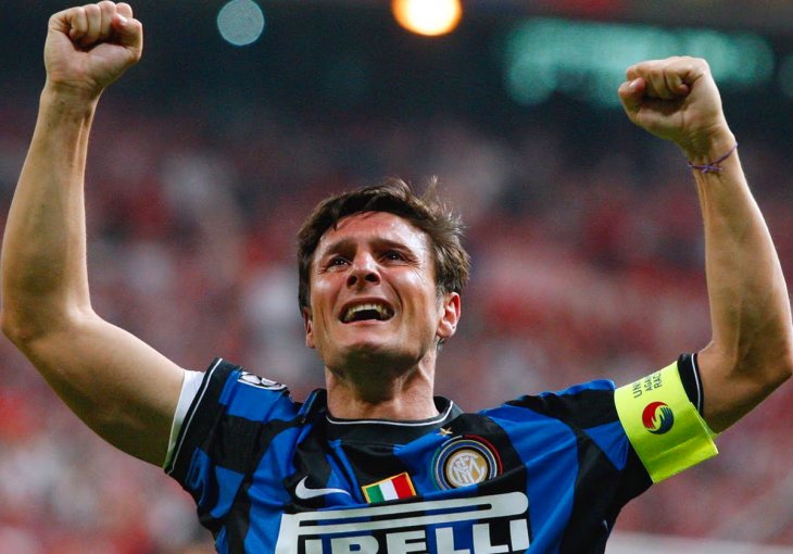 Javier Zanetti udara na Juventus: 