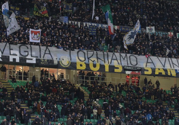 NE IDE IM U DERBIJU, ALI BRILJIRAJU NA TRIBINI O nevjerovatnoj koreografiji navijača Intera svi pričaju