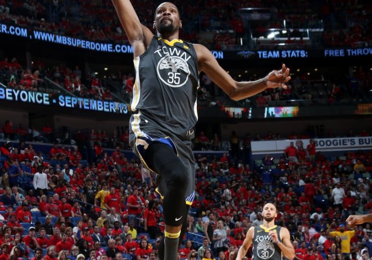 Na krilima Duranta Golden State Warriorsi uništili New Orleans i stigli do meč lopte