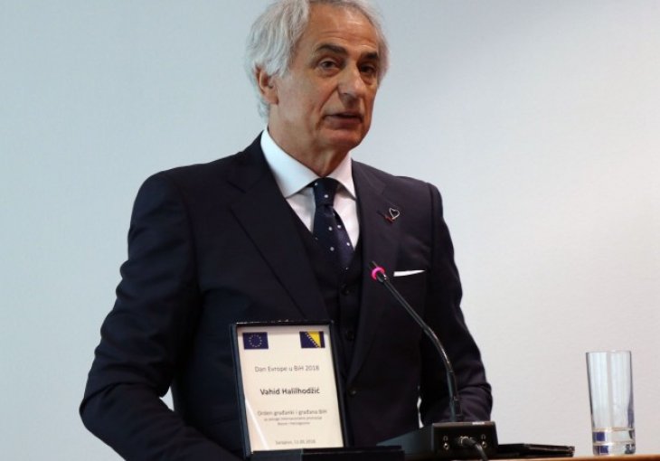 Evropski pokret u BiH uručio priznanje Vahidu Halilhodžiću