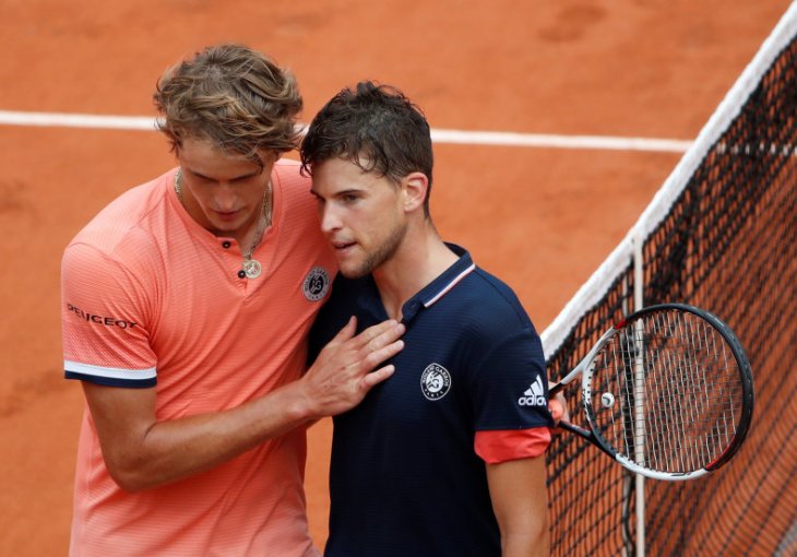 Thiem rasturio povrijeđenog Zvereva za treće polufinale Roland Garrosa u nizu