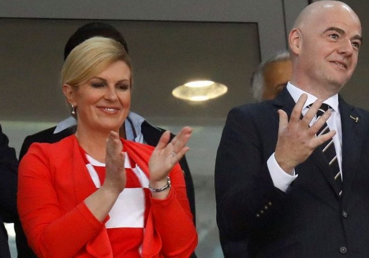ZASJENILA I SAME NOGOMETAŠE: Infantino u čudu posmatrao Kolindu koja je sebi itekako dala oduška