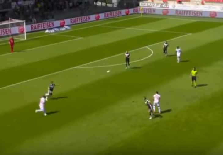 OVO SE VIĐA JEDNOM U ŽIVOTU: Bosanac postigao nevjerovatan gol sa 70 metara!